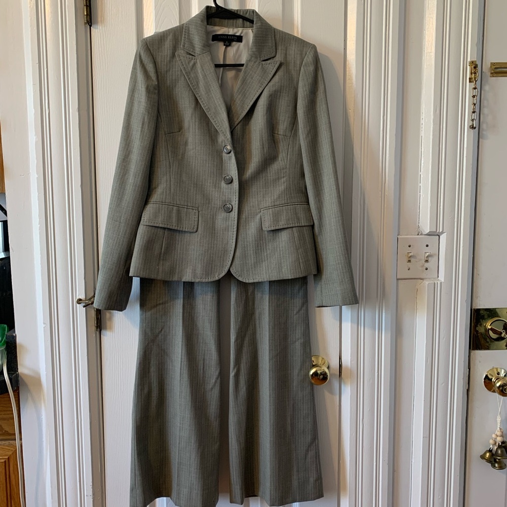 Gray Anne Klein Suit